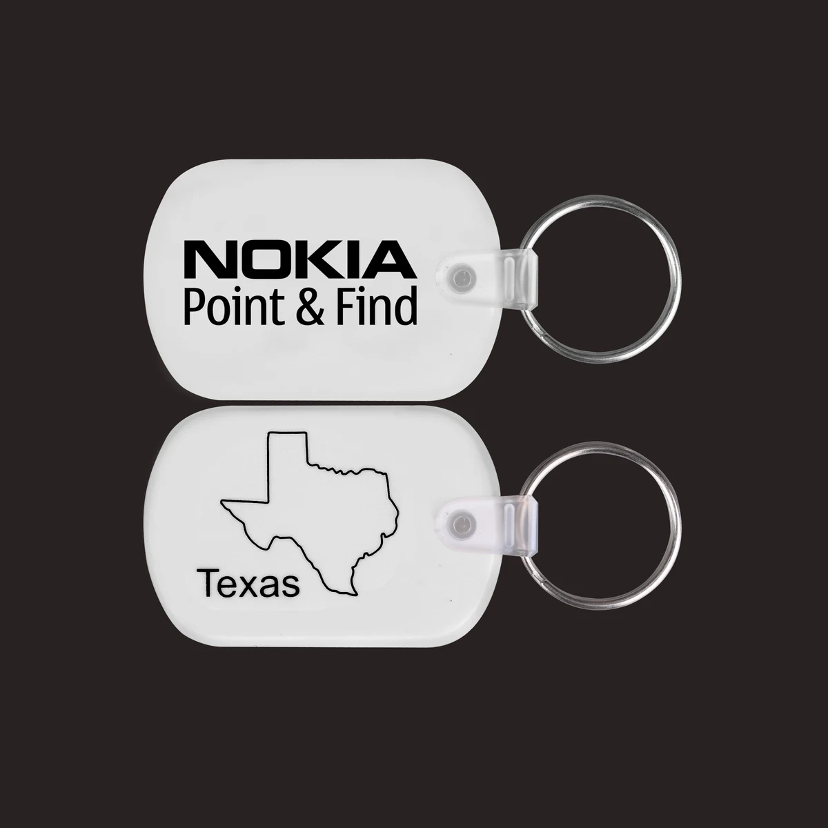 Texas Map PVC Key Holder 1