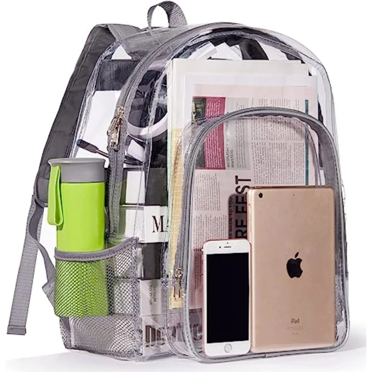 Heavy Duty Clear PVC Transparent Backpack 1