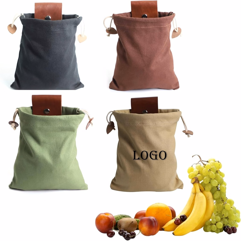 Foraging Bag Waxed Canvas Collapsible
