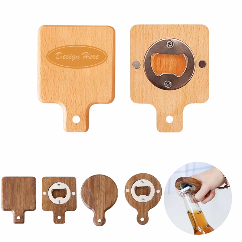 Bottle Opener with Magnetic Attachment for Fridge