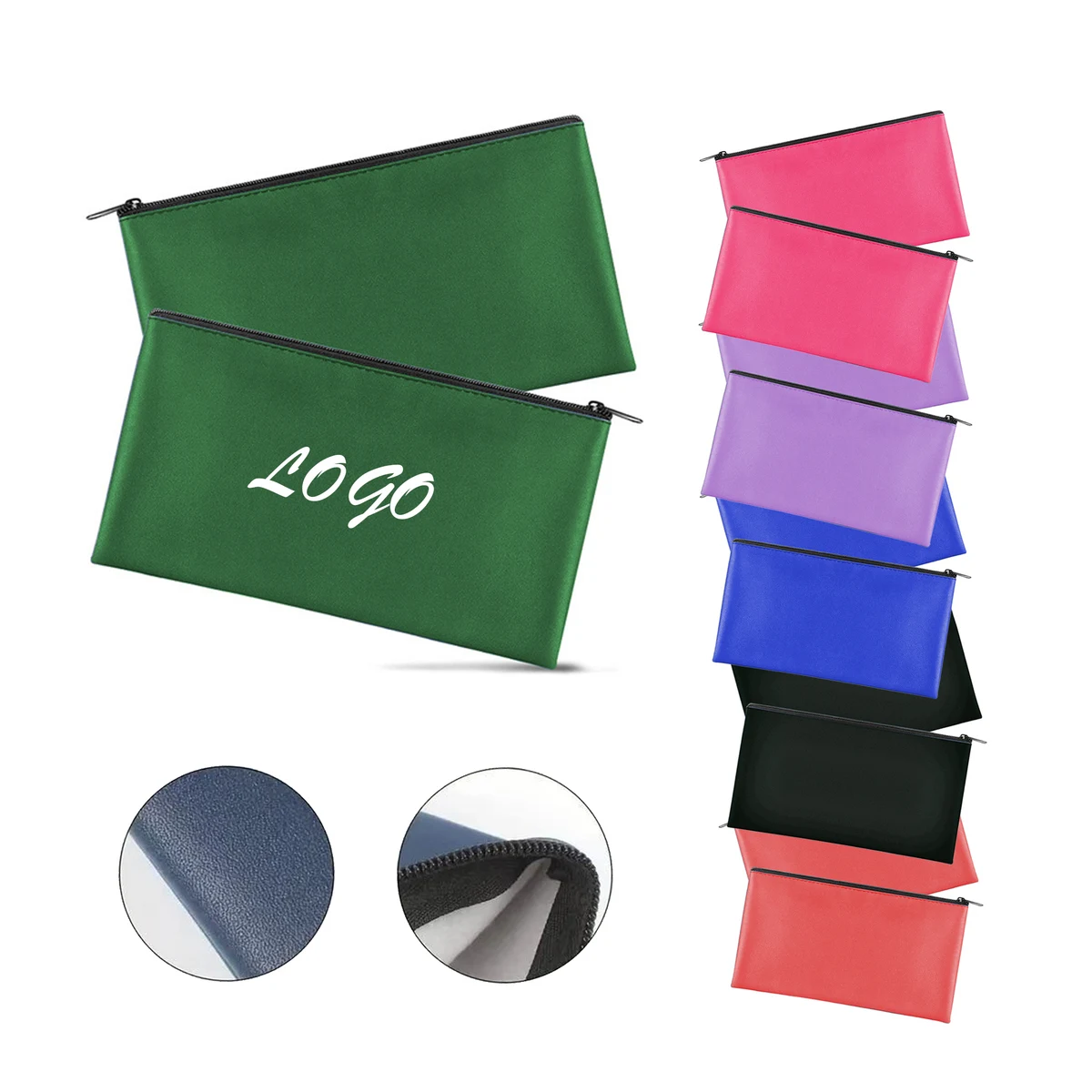 Waterproof PU Leather Bank Bag 1