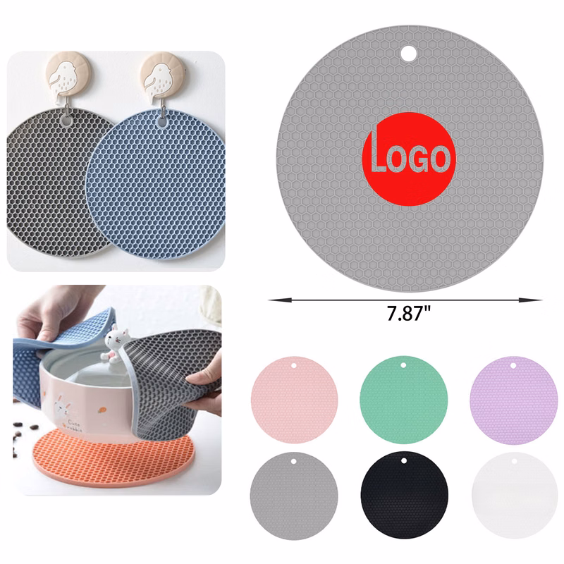 MOQ 50 PCS Durable Honeycomb Silicone Pot Holder