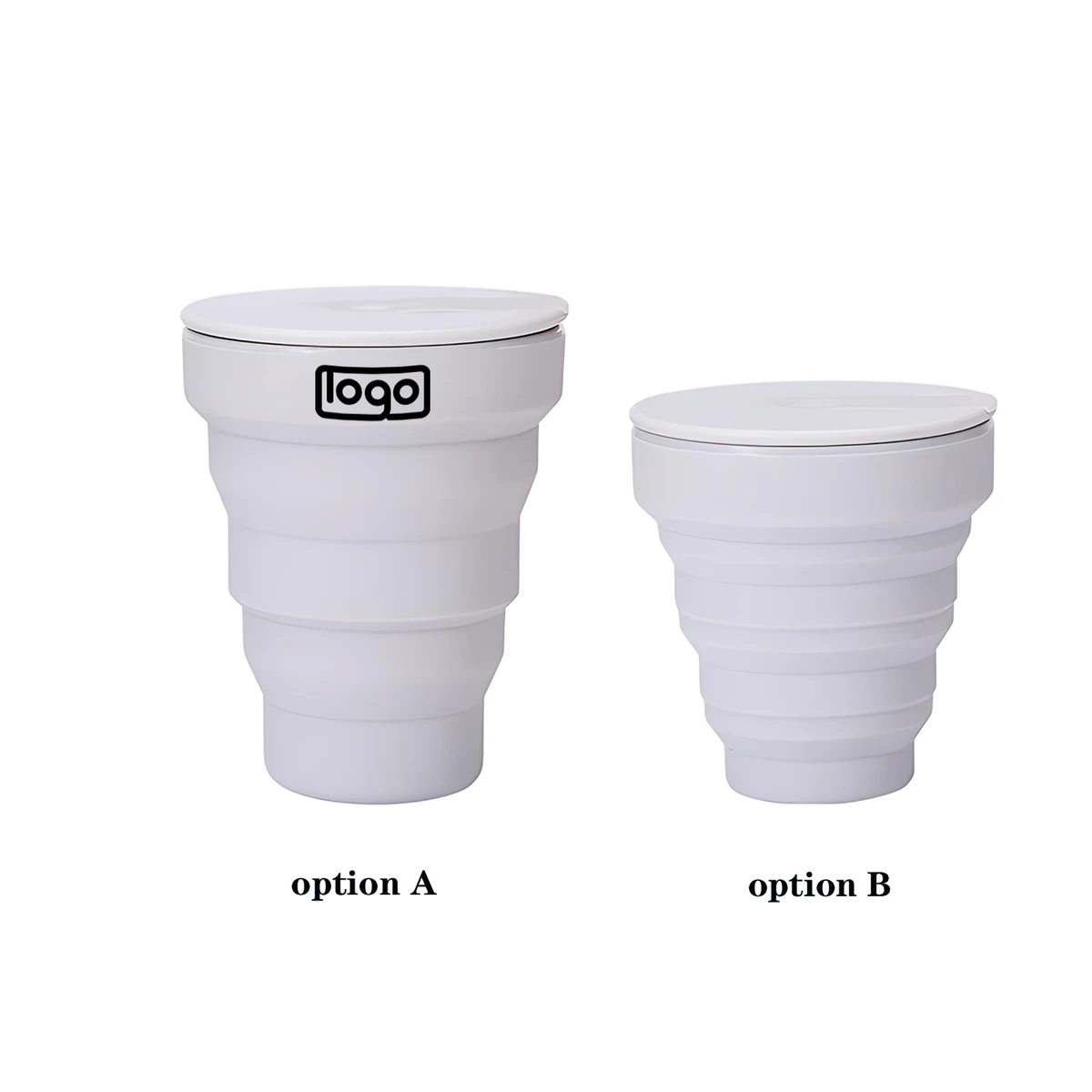 12oz/16oz Foldable Travel Coffee Cup – Telescopic Design 1