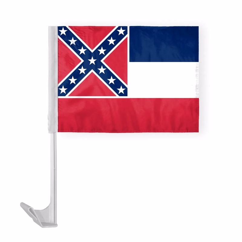 12"x16" & 10.5"x15" Mississippi Car Flags