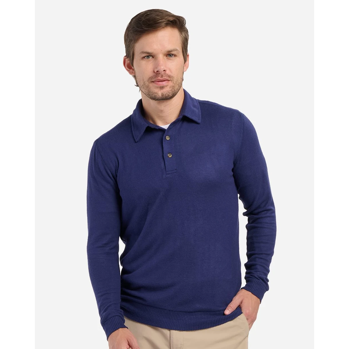 Men's Cuddle Sweater Polo - BM1101 1