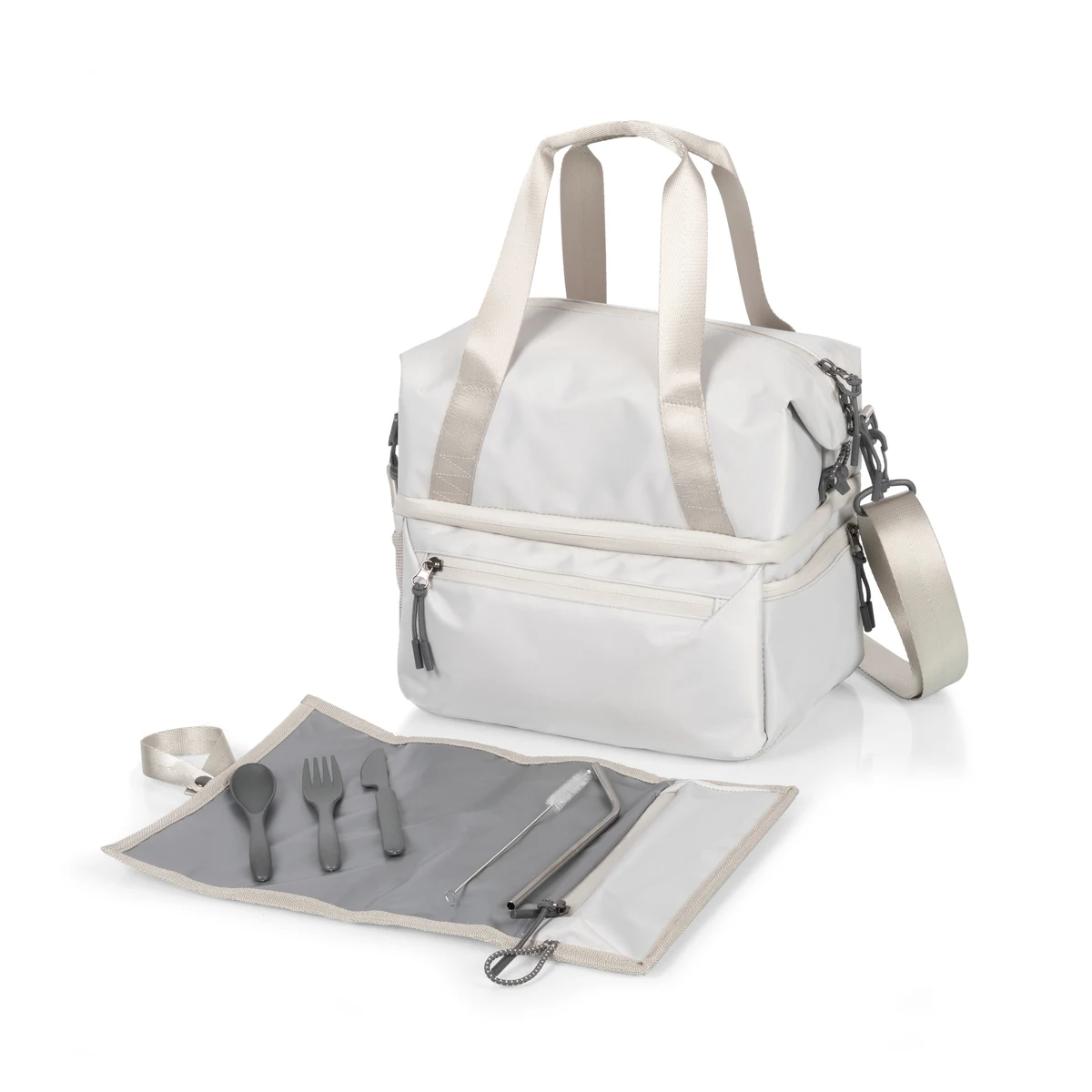 Tarana Recycled Lunch Bag Cooler with Utensils 1