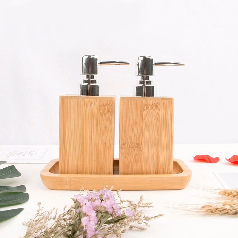 Natural Bamboo Soap Dispenser