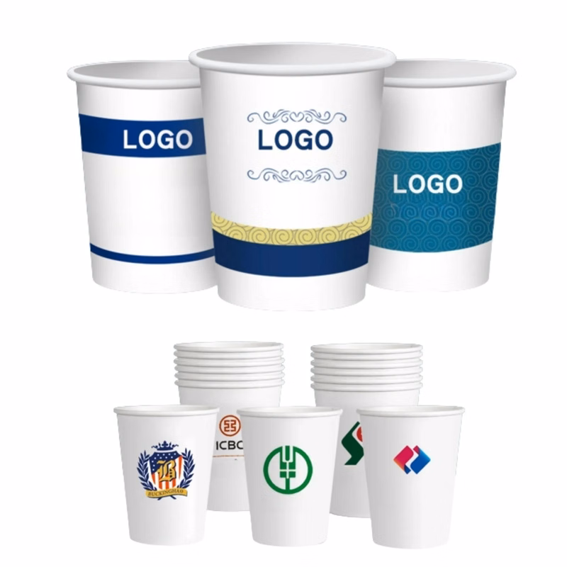 9oz Disposable Paper Cup Full Color Imprint