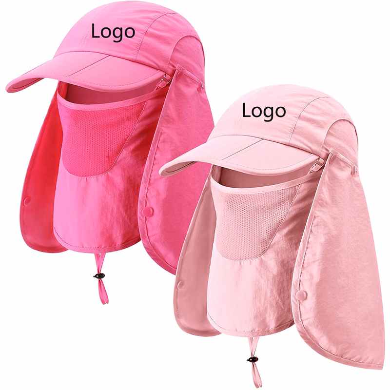 Neck Fishing Sun Protection Detachable Face Flap Hat