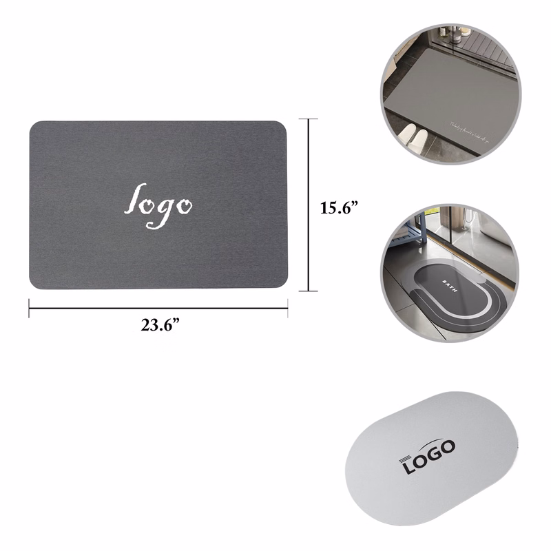 MOQ50 3mm Tech Fabric Absorbent Polyester Mat