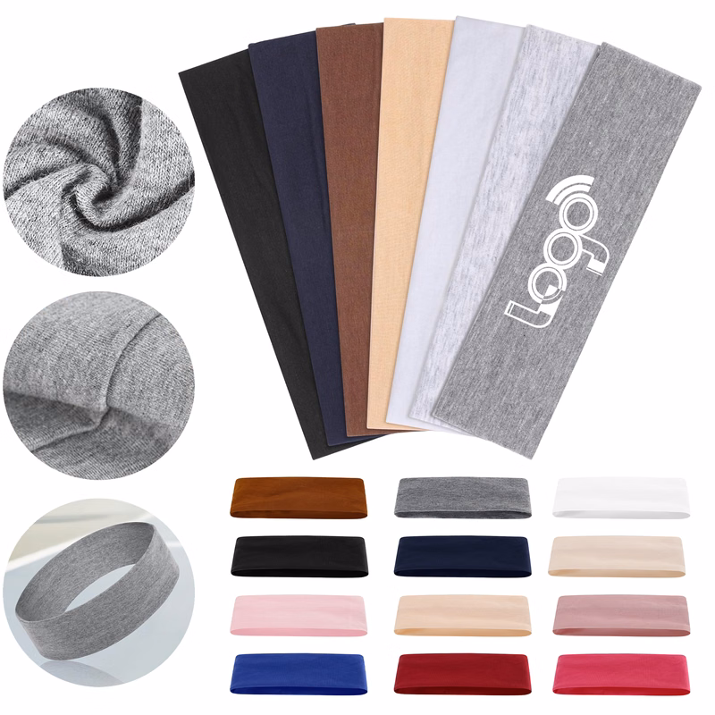 Stretchy Sweat-Wicking Headbands for Yoga