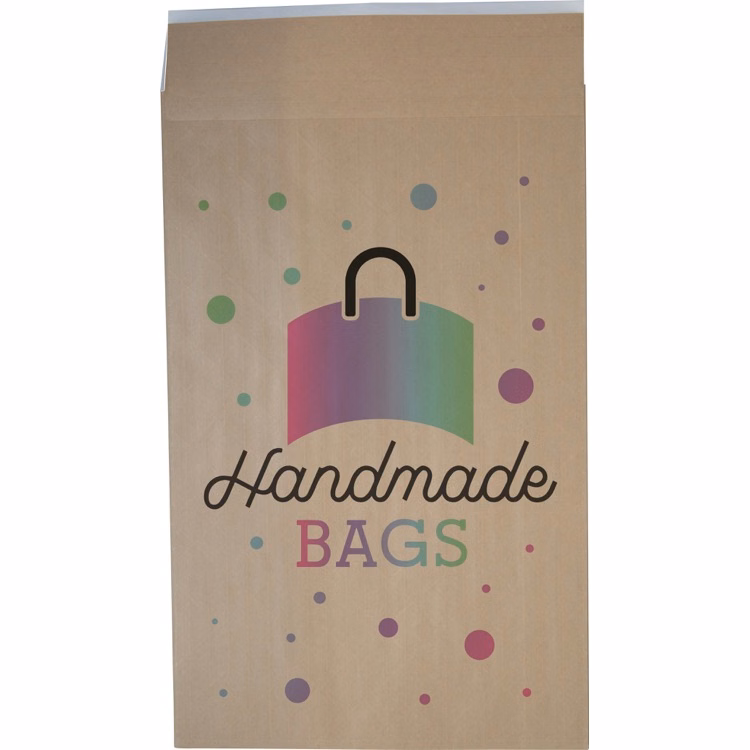 Full Color Dura-Bag Expandable Natural Paper Mailer (12.5" W x 20" H x 4" D)
