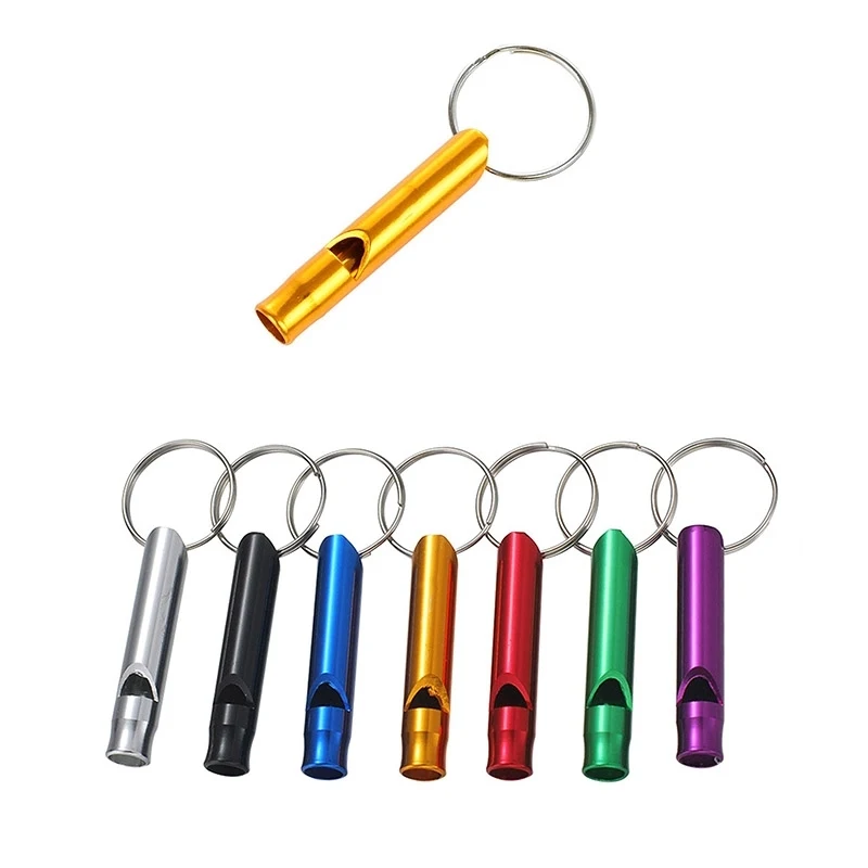 Aluminium Whistle With Key Ring 1