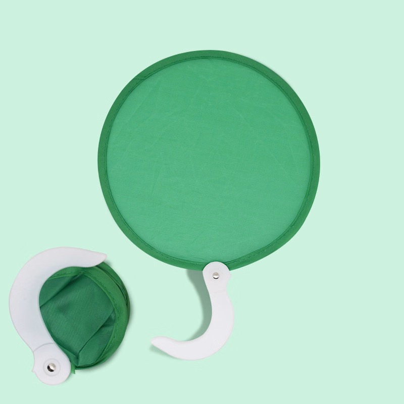 Foldable Round Fan with Handle