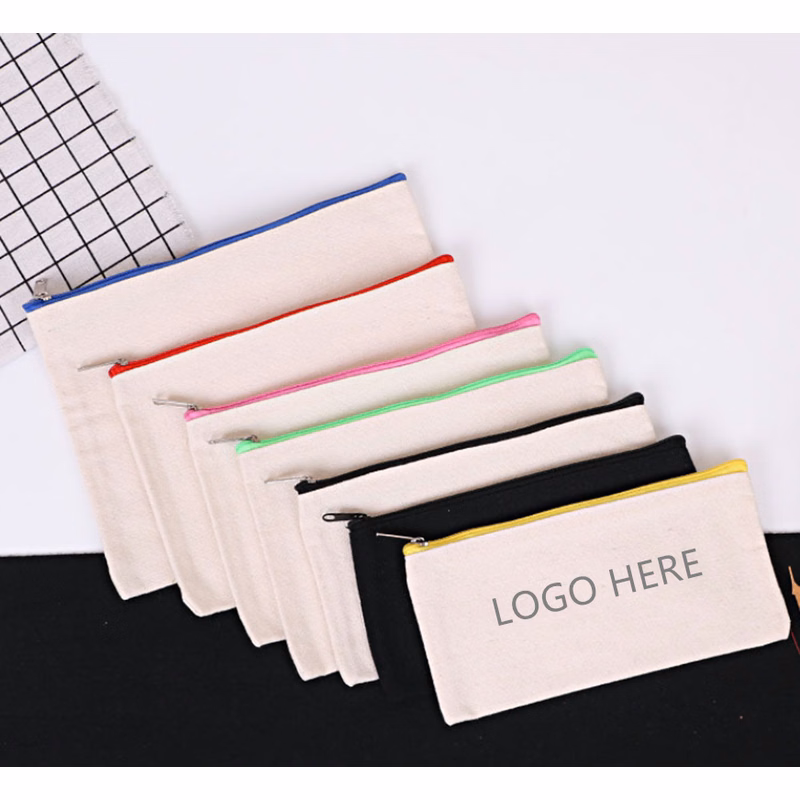 Canvas Pencil Case Bag