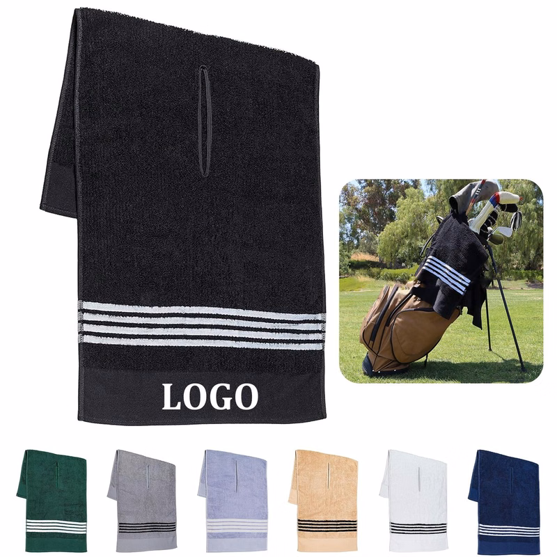 Large 19" x 44" Caddie Style Golf Towel