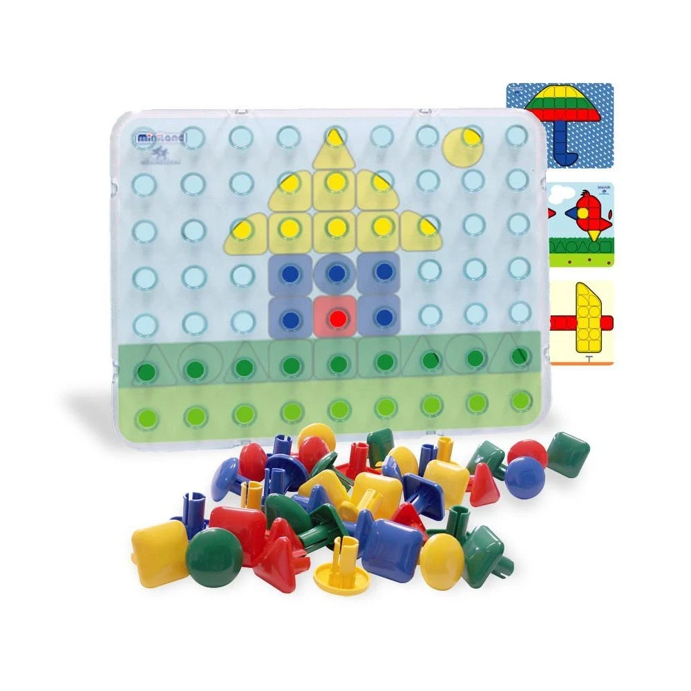 Peg Board Coloring Activity Sets - 2+ Years 74 Pieces 1