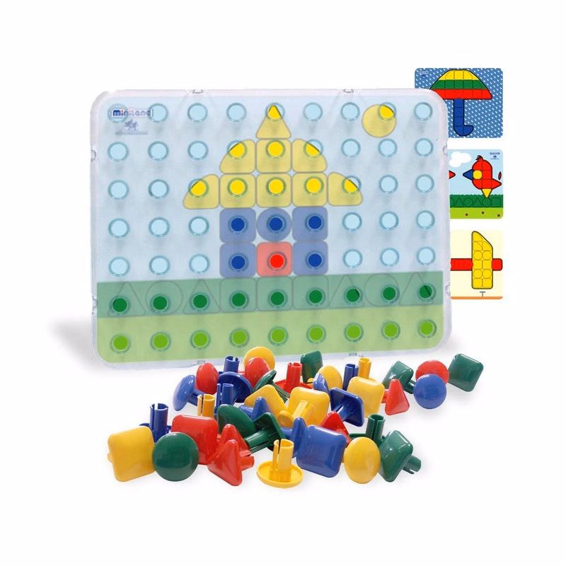 Peg Board Coloring Activity Sets - 2+ Years 74 Pieces