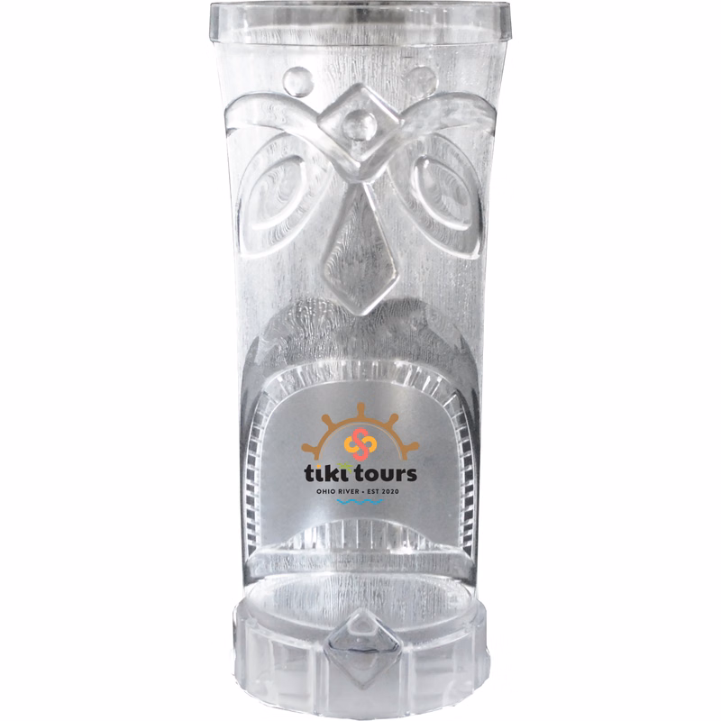 15oz Plastic Tiki Cup