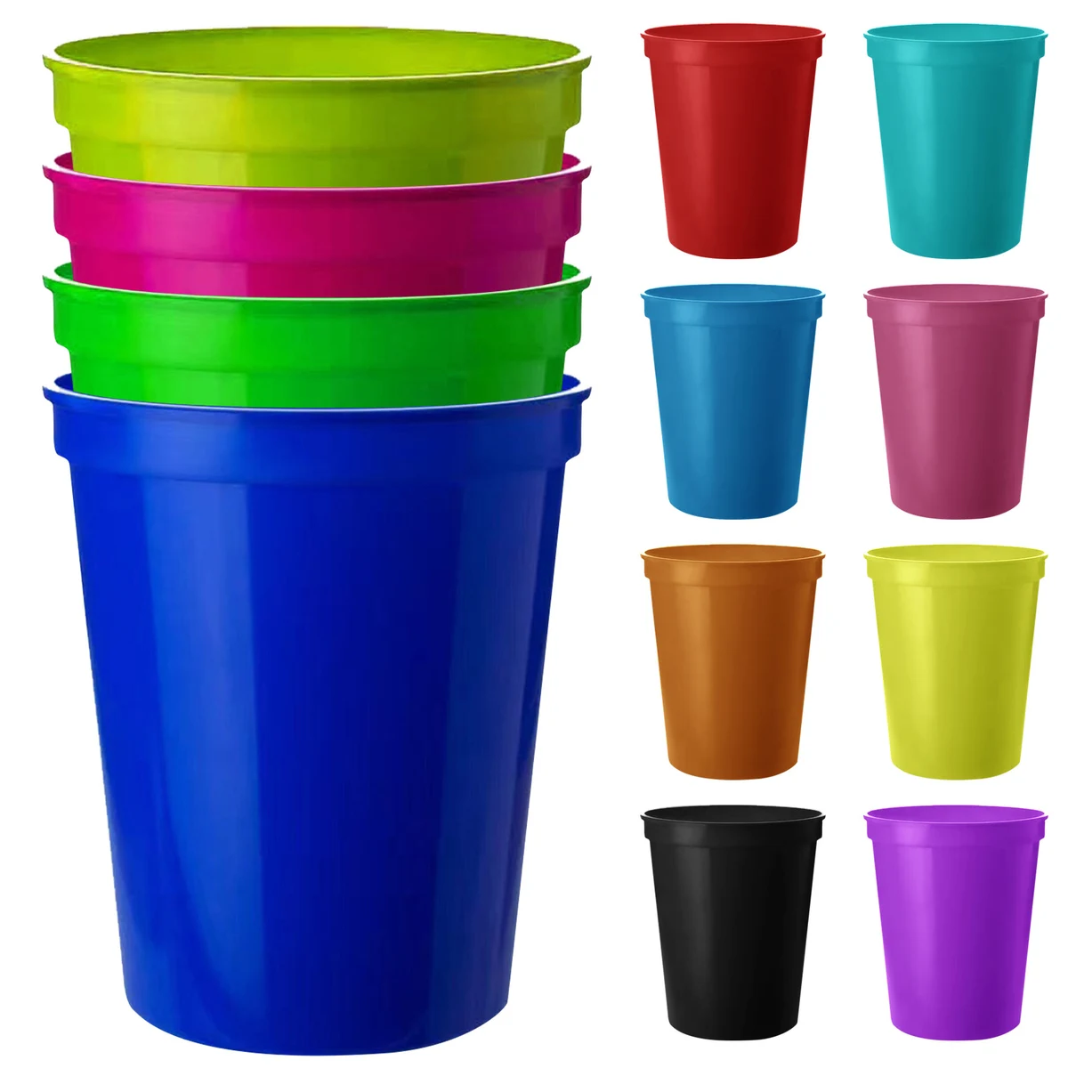 Stadium 16 oz. Plastic Cups 1