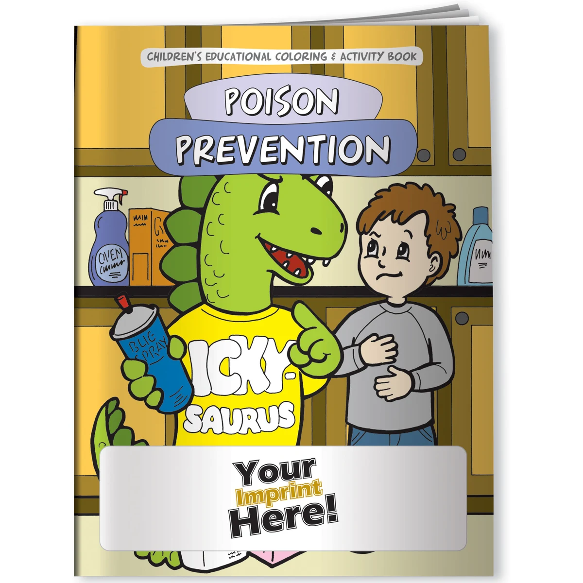 Coloring Book - Poison Prevention Dinosaur 1