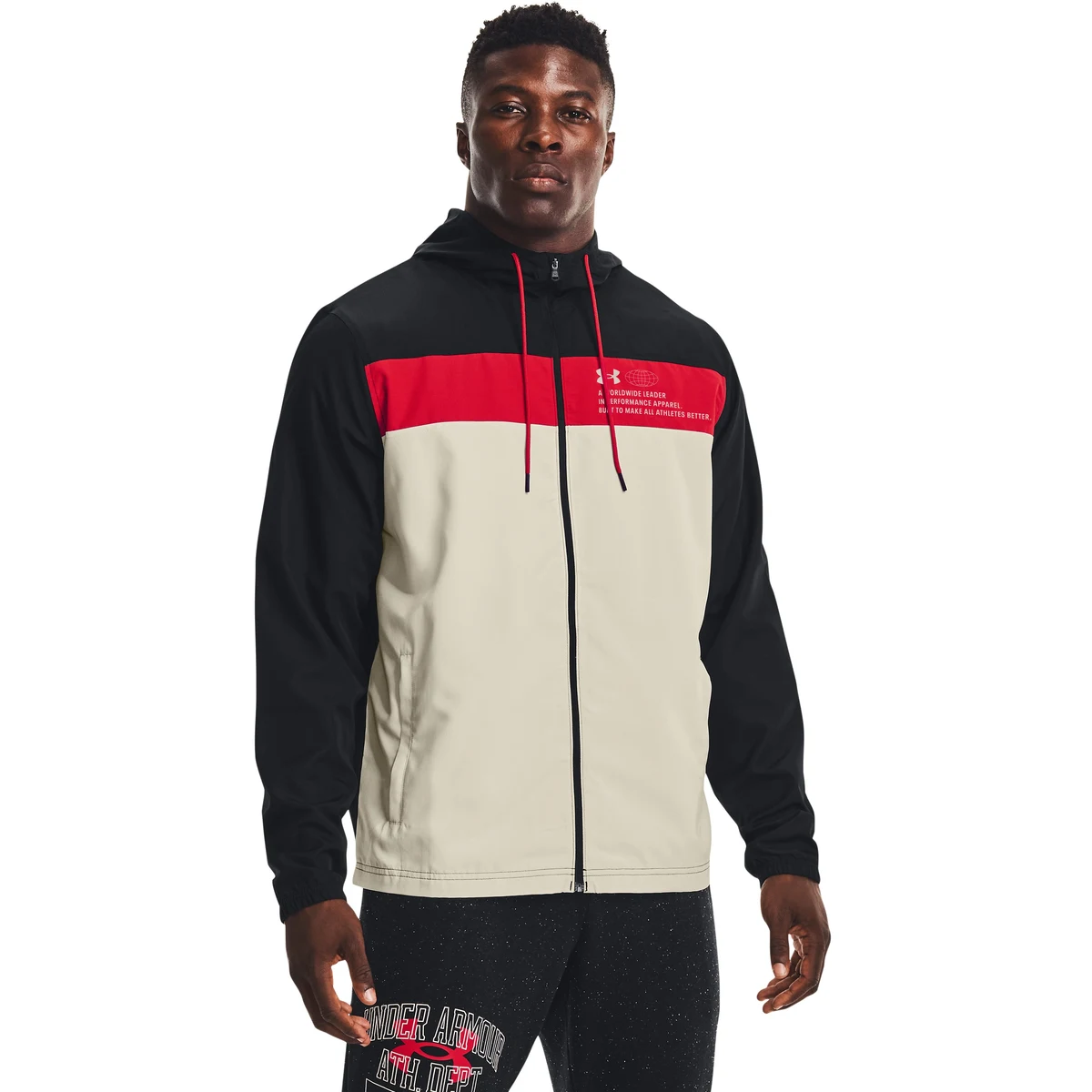 UA Sportstyle Athletic Department Men's Windbreaker Jacket 1