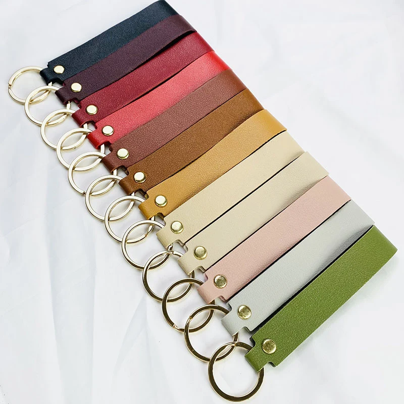 PU Leather Metal Keychain 1