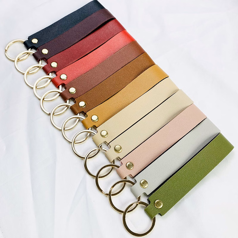 PU Leather Metal Keychain
