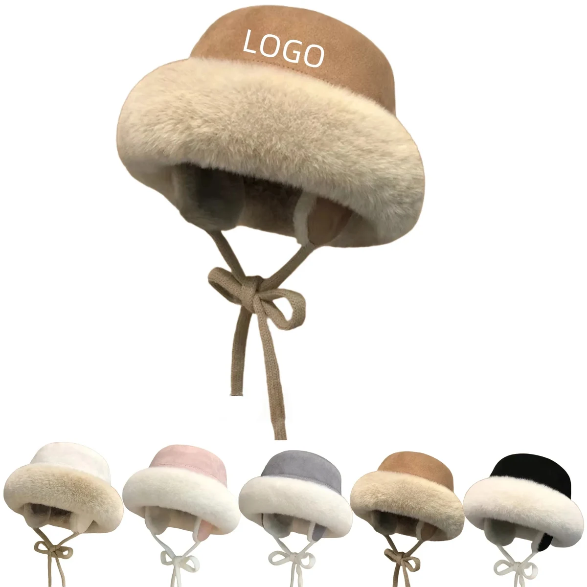 Warm Windproof Plush Ear Flap Hat Fisherman Cap 1