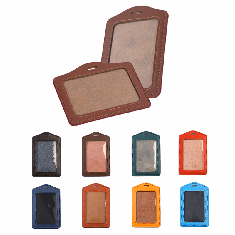 Leather Work Card With LOGO Printing