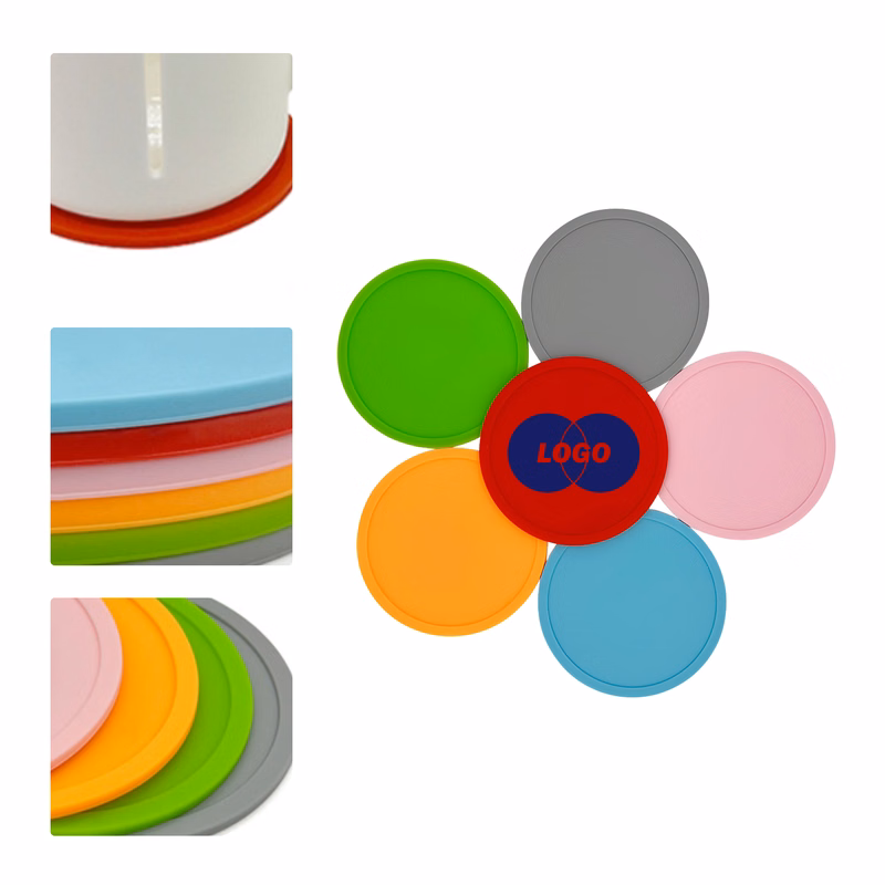 MOQ 50 Silicone Waterproof Coaster