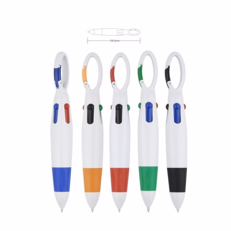 4-Color Mountaineer Buckle Ballpoint Pen