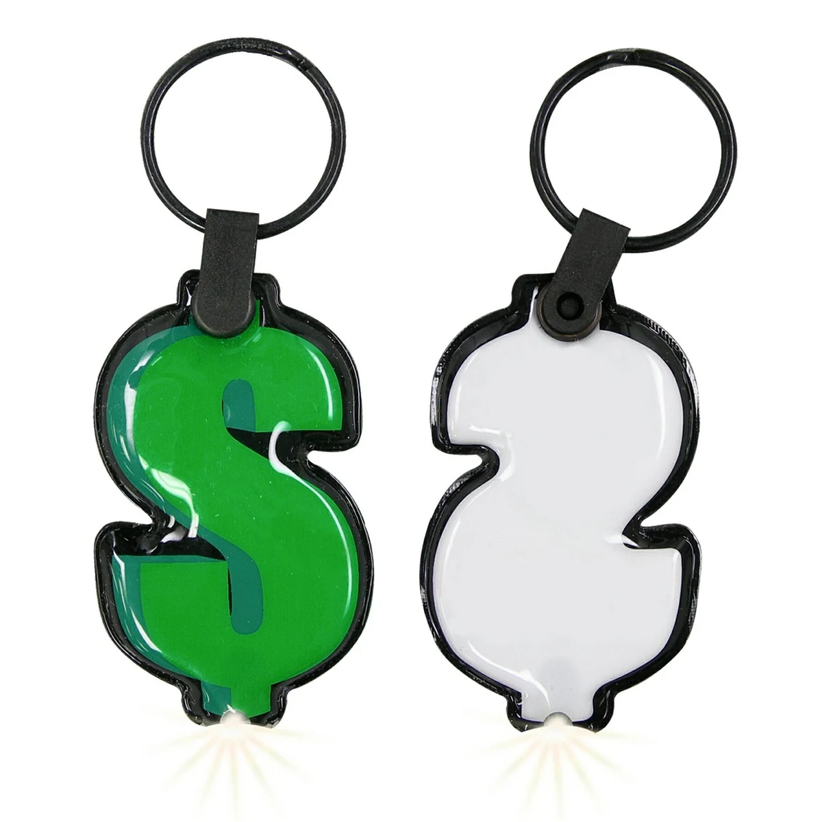 ShapeLights™ Color-A-Shape Key Ring Flashlight (Dollar Sign) 1