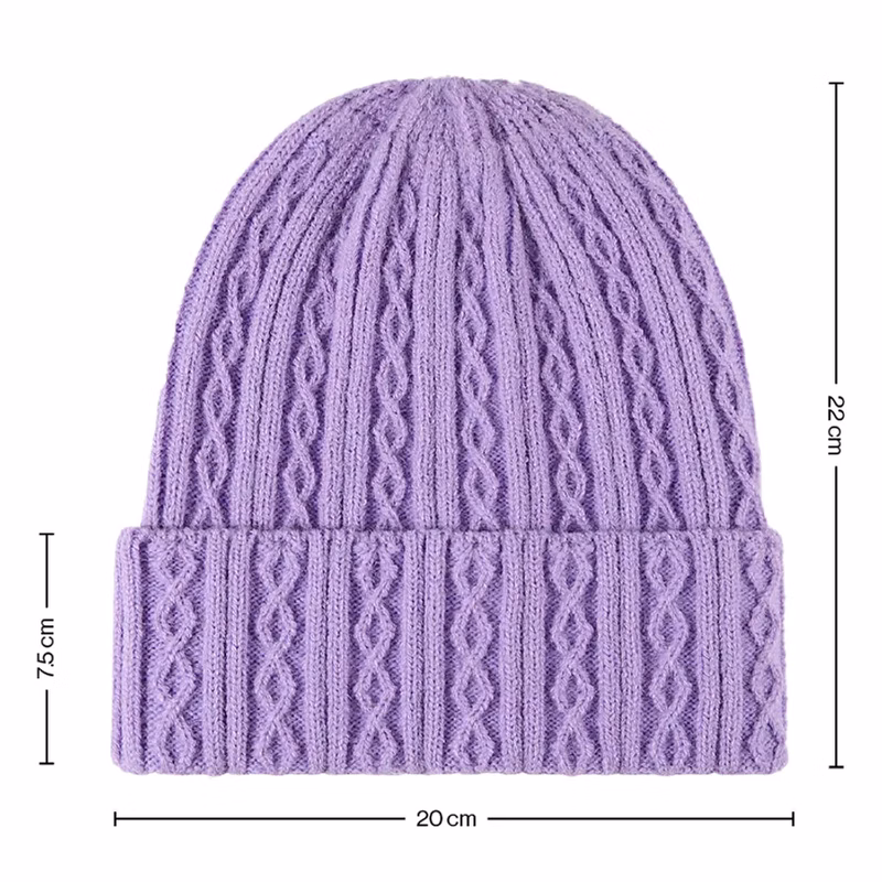 Pleasing Rabbit Hair Beanies