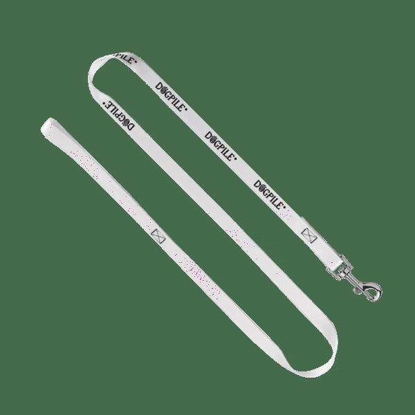 3/4" Smooth Nylon Pet Leash with Bright Metal Snap Hook