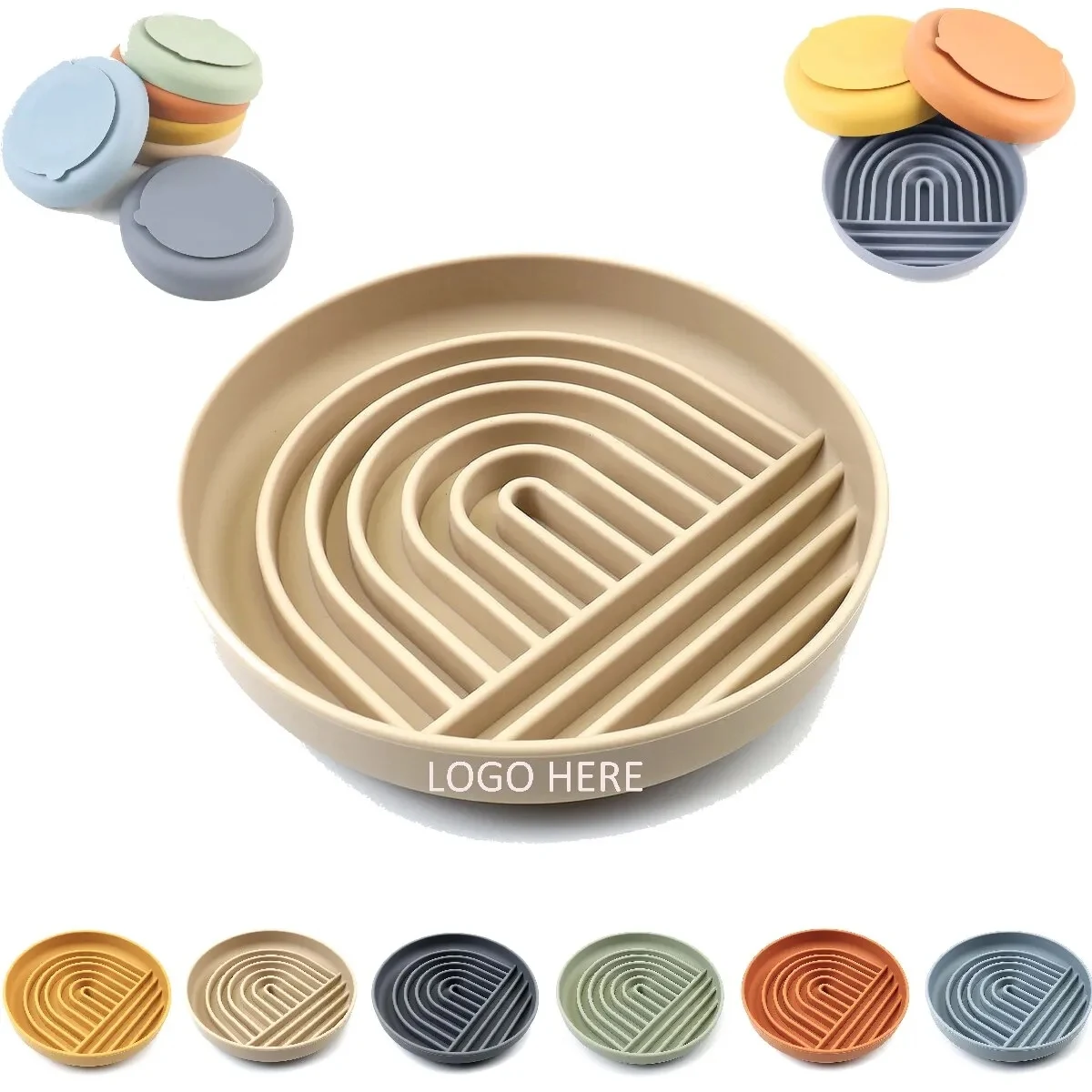 Silicone Puzzle Slow Feeder Bowl for Dogs 1