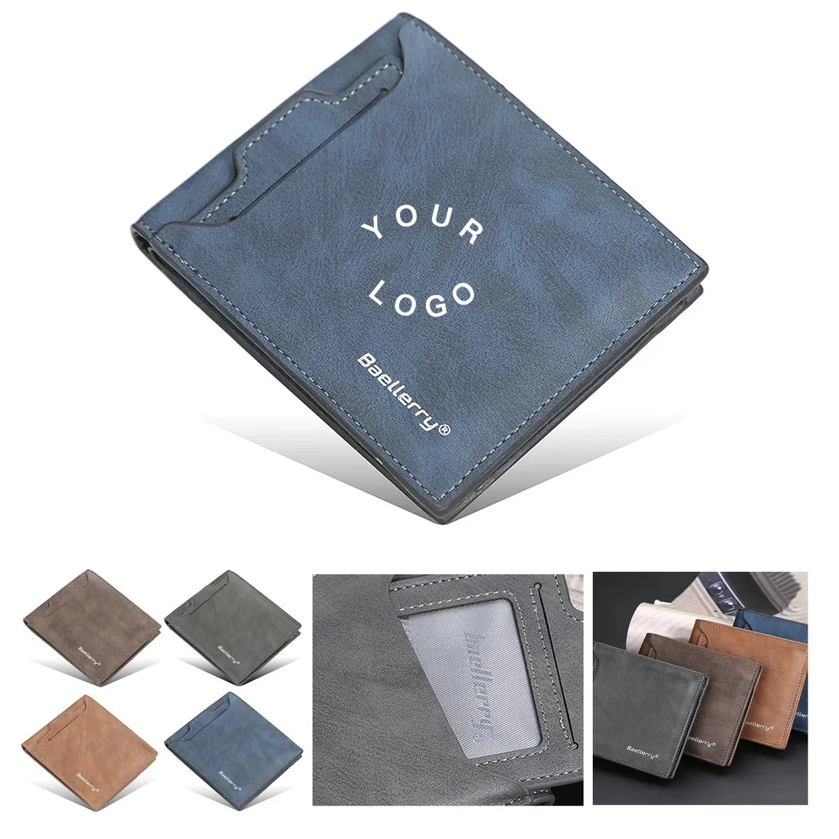 Slim Tri Fold Wallet for Men with Multiple Compartments 1