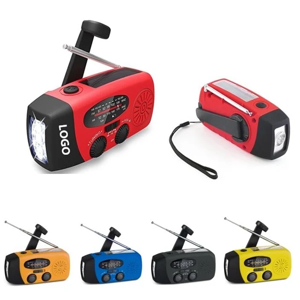 Solar Hand Crank NOAA Weather Radio 1