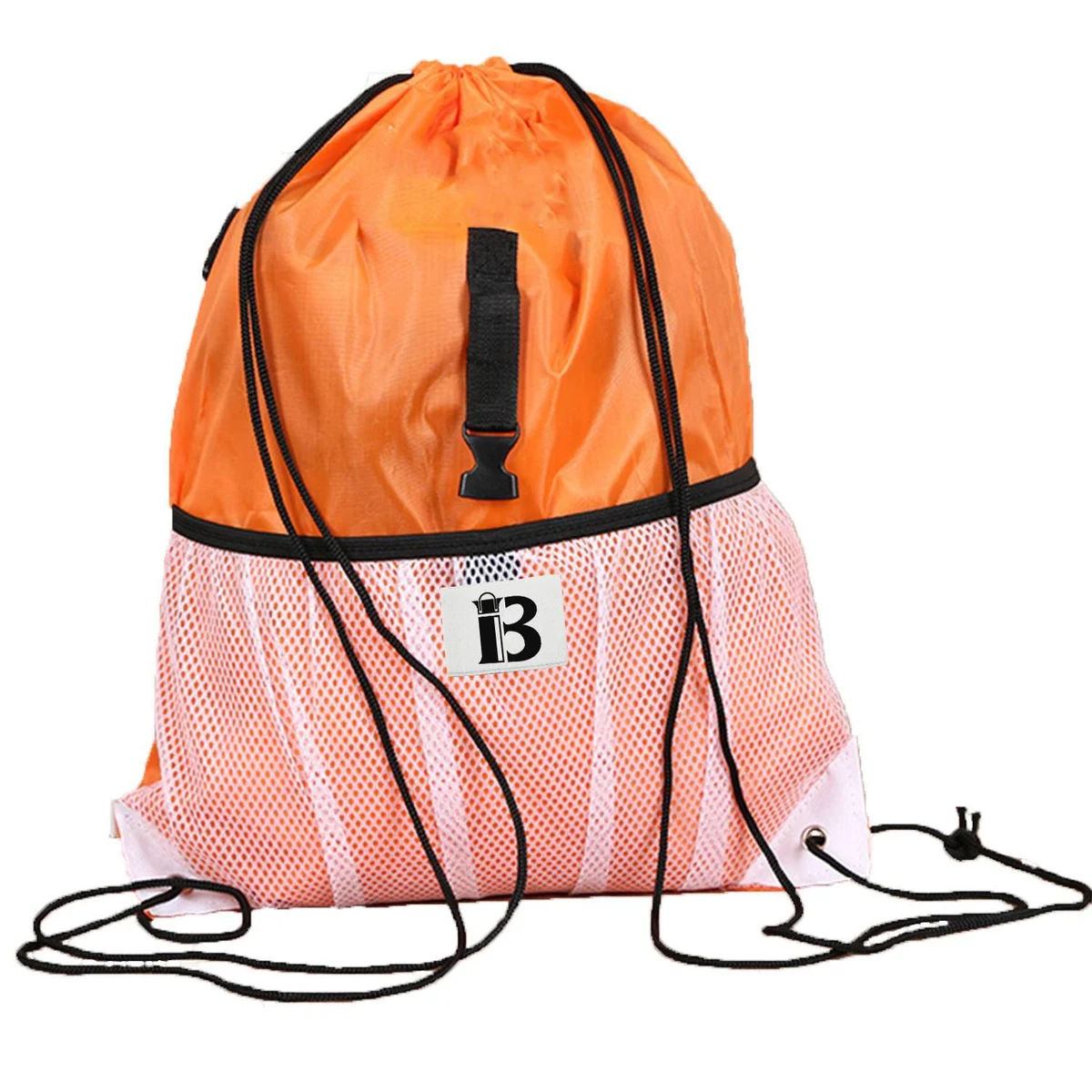 Drawstring Pack w/ Outside Mesh Pocket 1