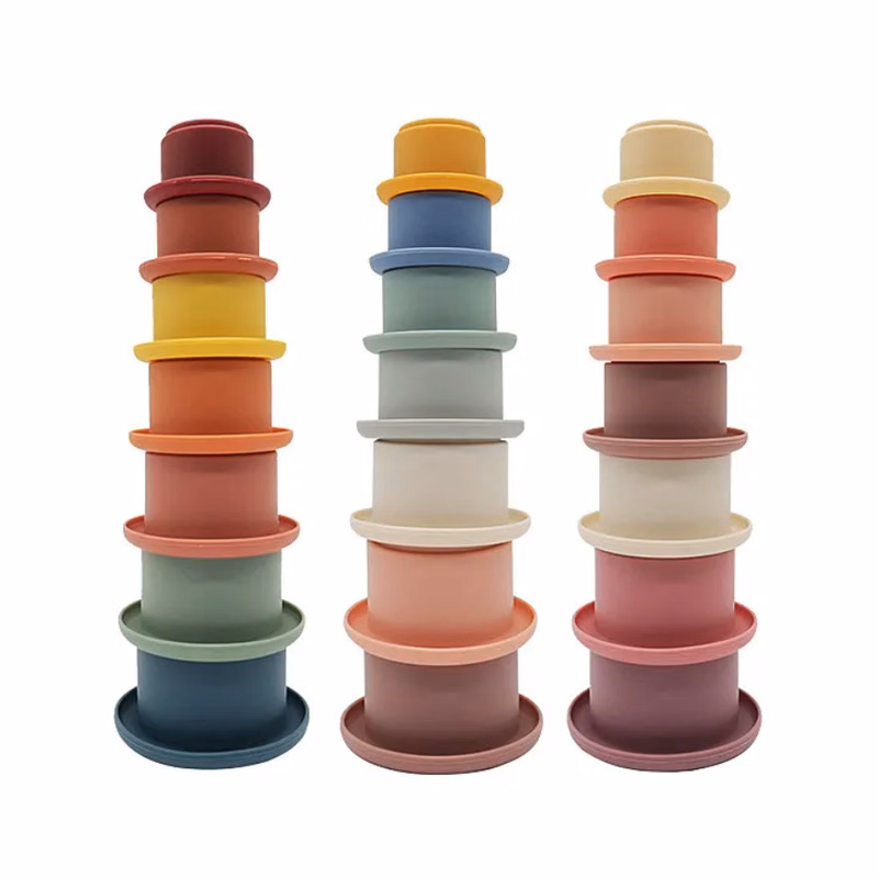 7-Pcs Silicone Stacking Cup Toy