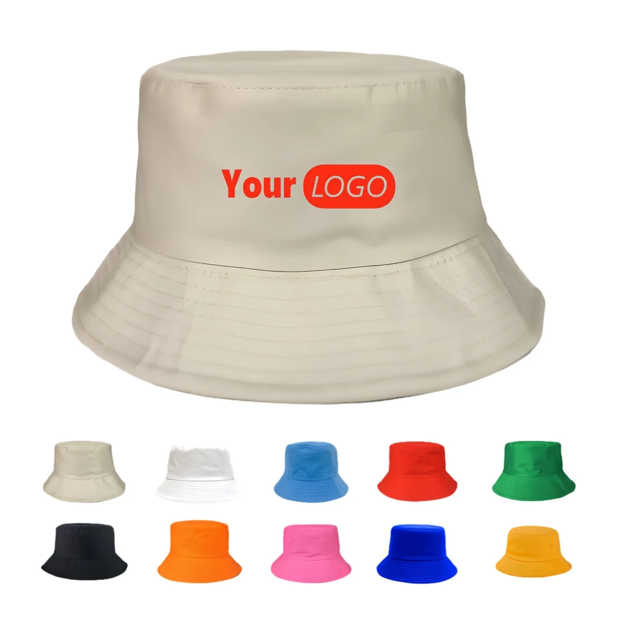 Solid Color Sun-Protective Cotton Fisherman Hat 1