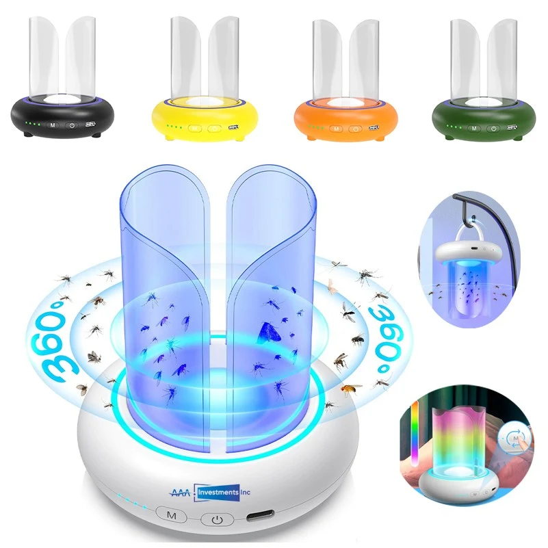 360 Degree High-Efficient Electronic 2000mAh Rechargeable Fly Trap 1