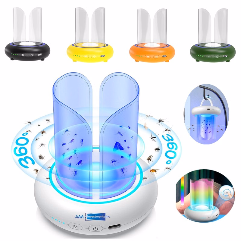 360 Degree High-Efficient Electronic 2000mAh Rechargeable Fly Trap