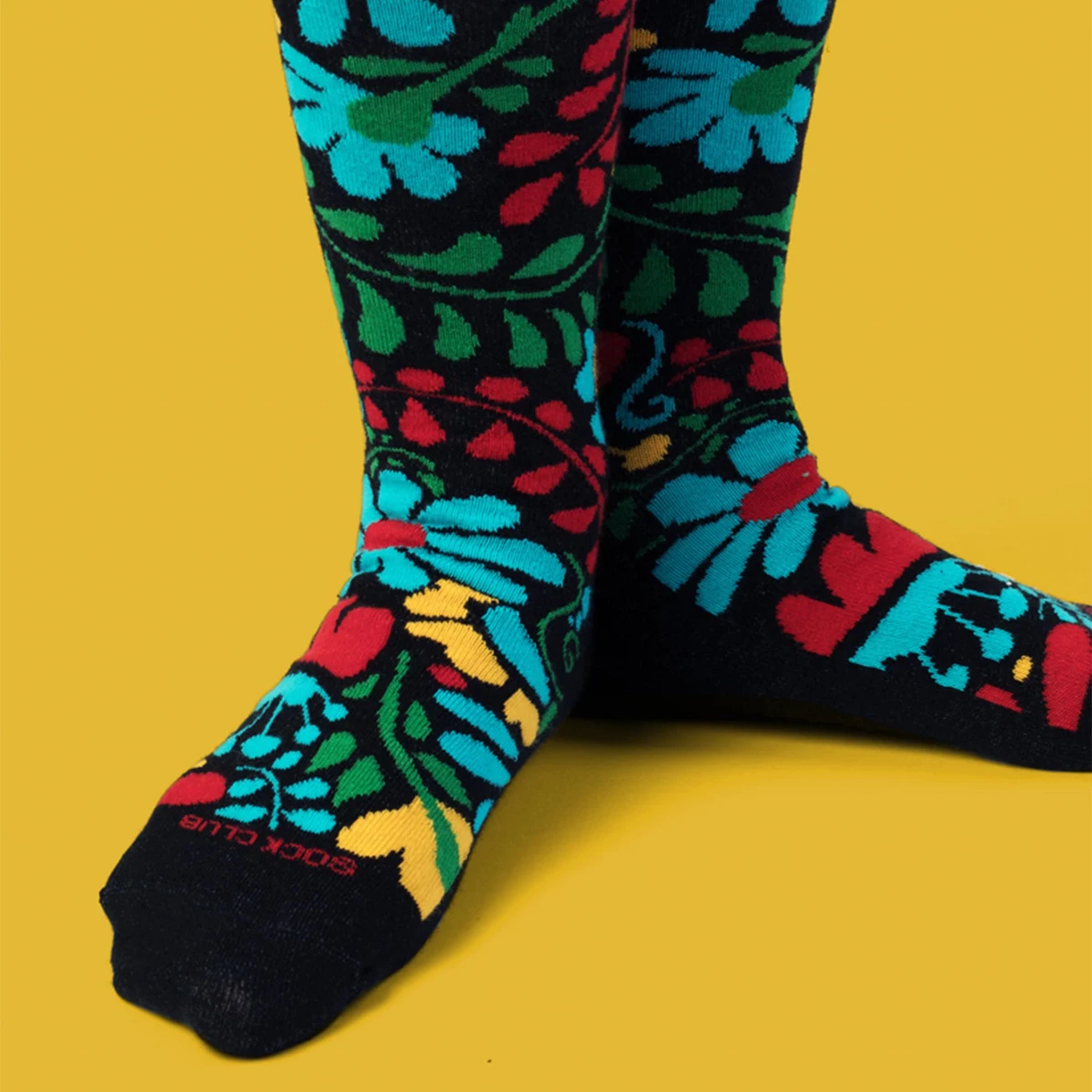 Mid Calf Earth Day Socks - Step Lightly for a Greener Planet - American Made 1