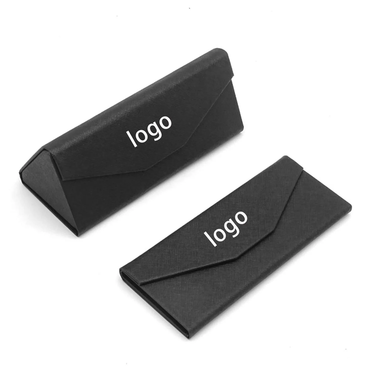 Triangular Hard Shell Foldable Eyeglass Case 1