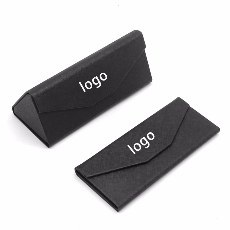 Triangular Hard Shell Foldable Eyeglass Case