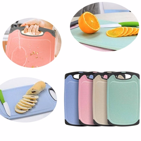 Plastic Cutting Board with Handle