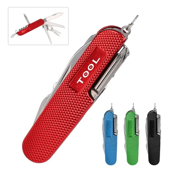 Custom Stainless Steel 11 in 1 Pocket Multitool — Outdoor Adventure & Travel Essentials 1