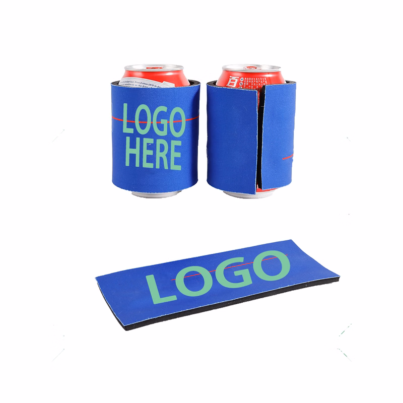 Full Color Neoprene Slap Wrap Can Coolie