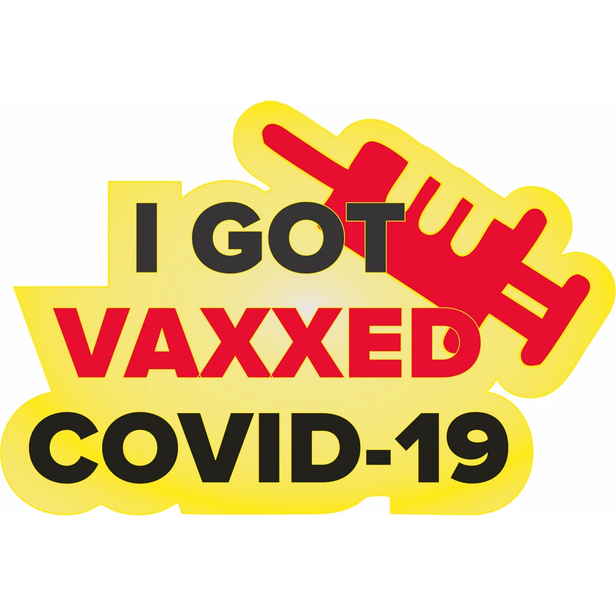 I GOT VAXXED COVID-19 Lapel Pin 1